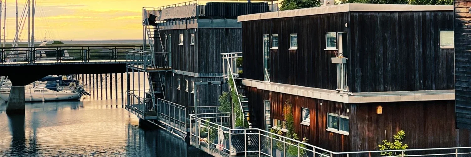 houseboats in Malmö, a way to live in Sweden